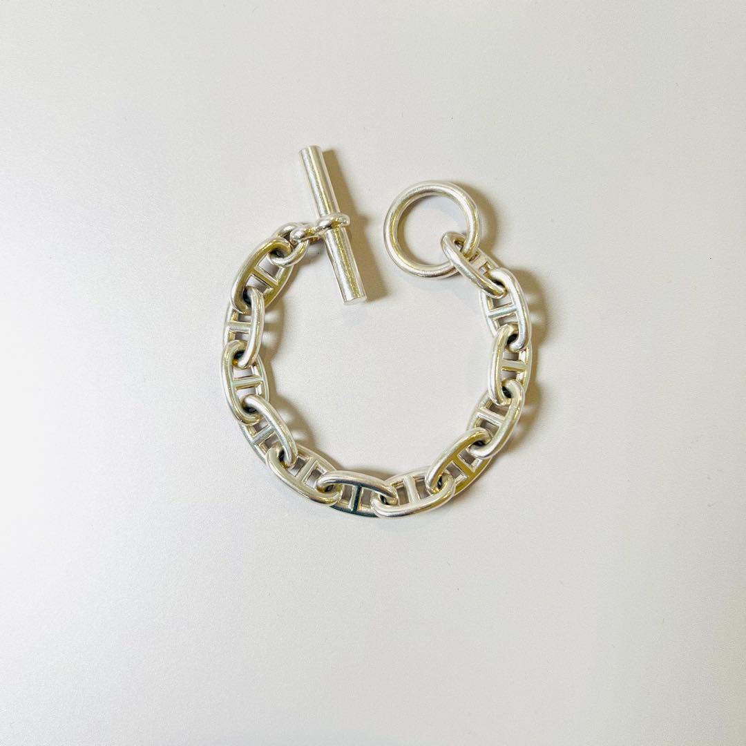 エルメス HERMES シェーヌダンクル GM12コマ ブレスレットマルジェラ期