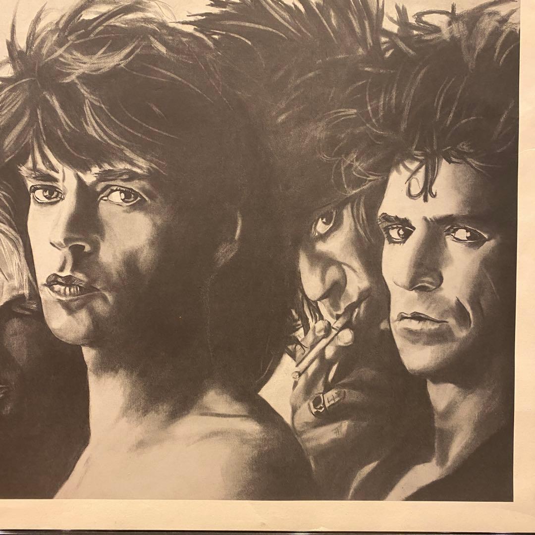 The Rolling Stones モノクロポスター