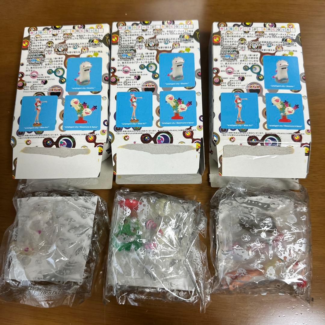 村上隆 海洋堂スーパーフラットミュージアム エディション3種 - メルカリ