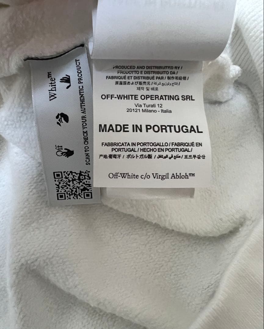 nao1120様専用】OFF-WHITEペイント スプラット アローフーディー