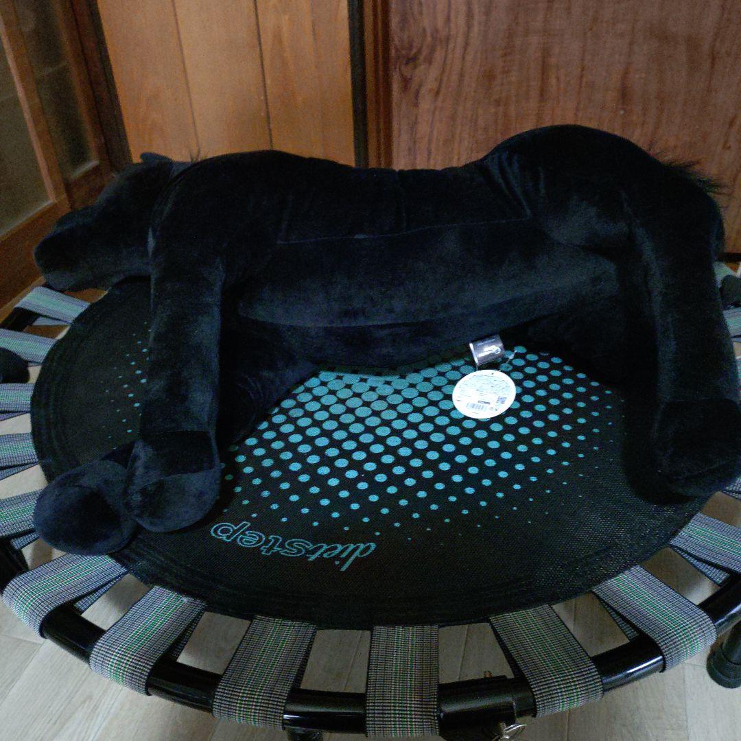 超BIG くたっと GIGA サラブレッド 黒い馬 ぬいぐるみ 大型 新品 タグ