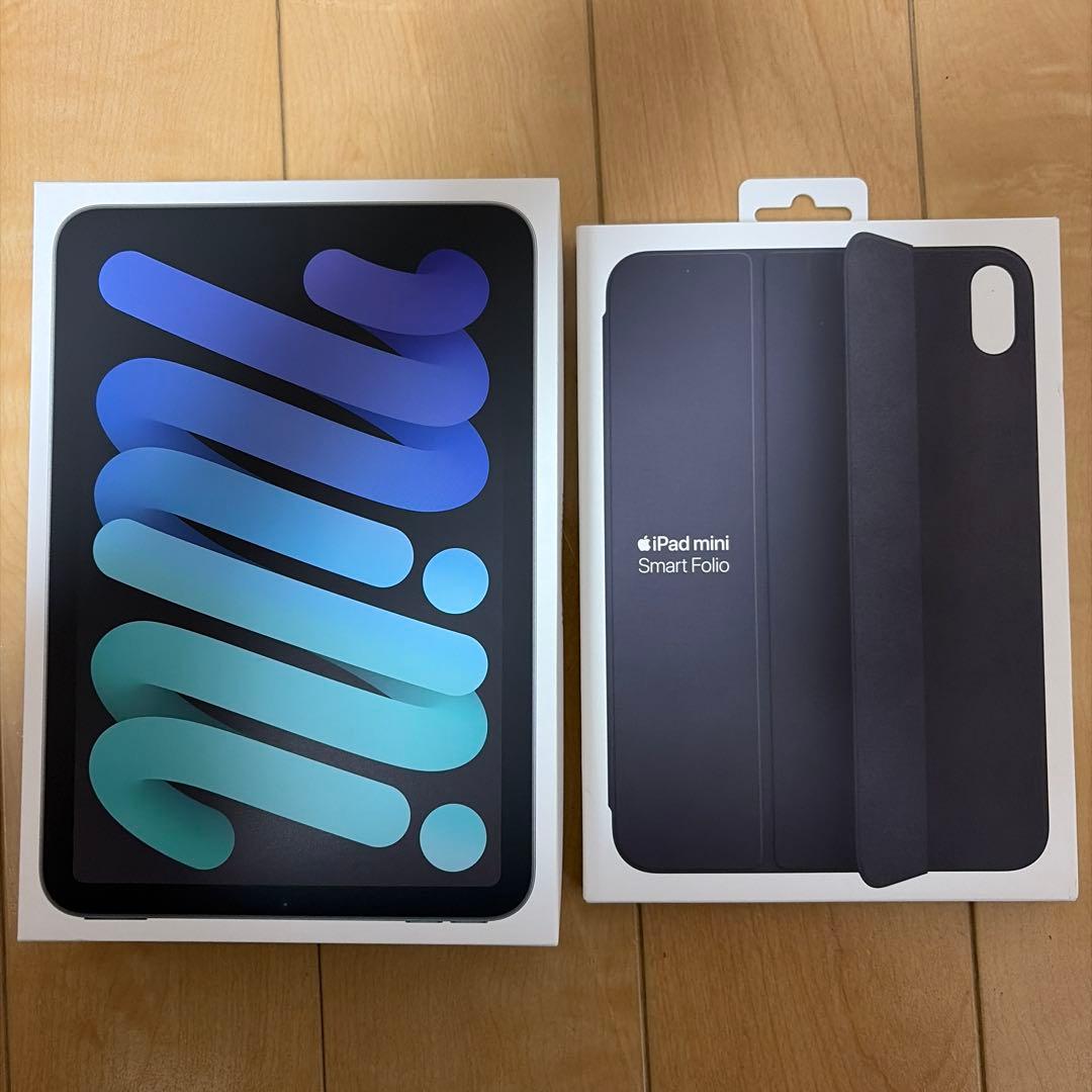 iPad mini 第7世代 128GB + Smart Folio New Apple - Smart Folio for 2024 iPad mini 7 (A17 Pro), Choose