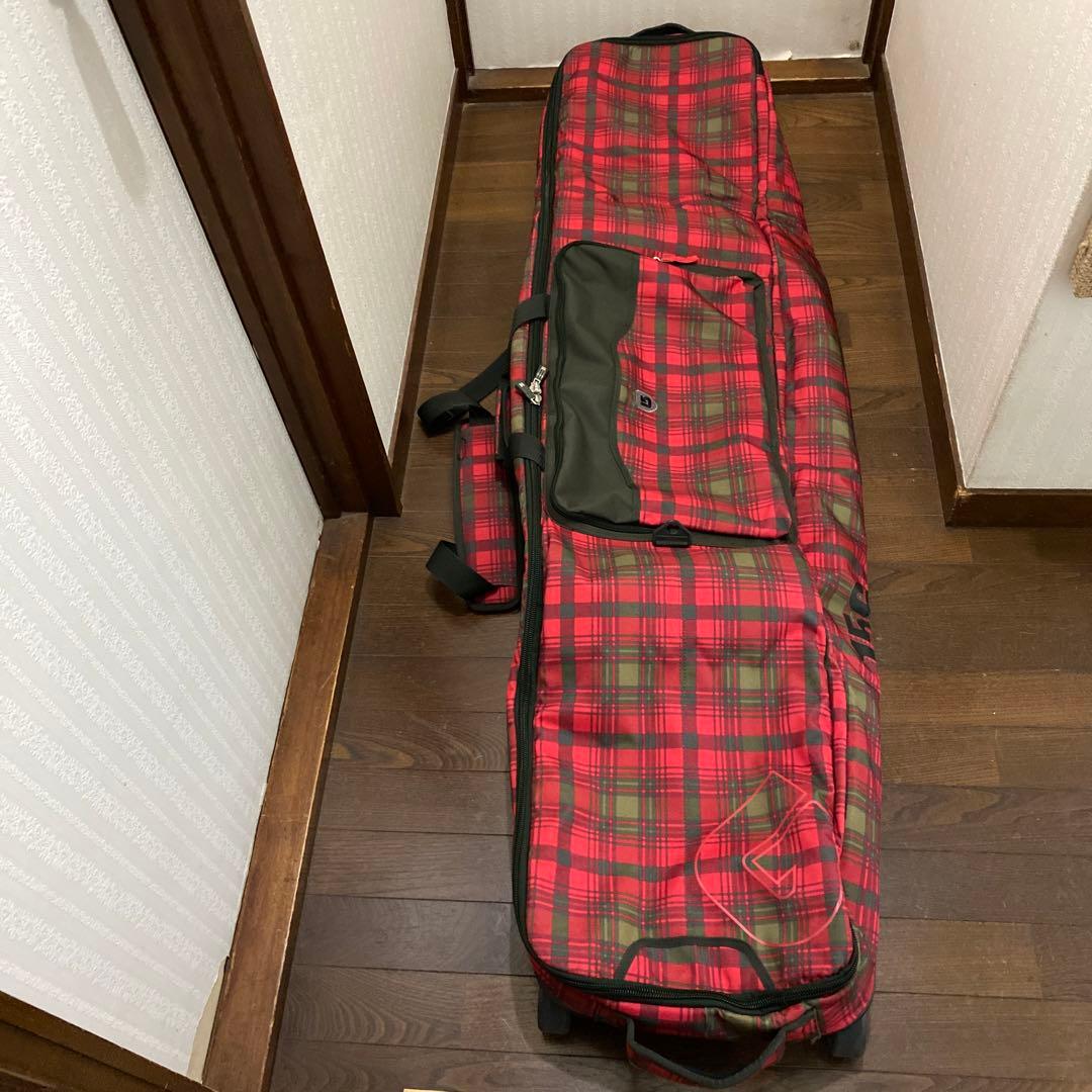 バートン Burton スノーボード ケース キャスター付156 赤系チェック柄 BURTON（バートン） ボードケース BURTON Space Sack 156cm ボード