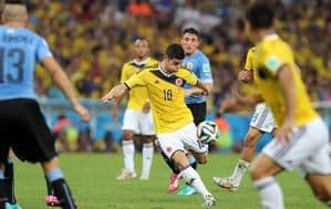 新品タグ付き】コロンビア代表/ハメス・ロドリゲス/H/2014W杯モデル