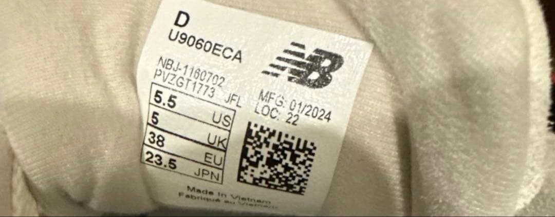 極美品　U9060ECA 23.5cm 38サイズ