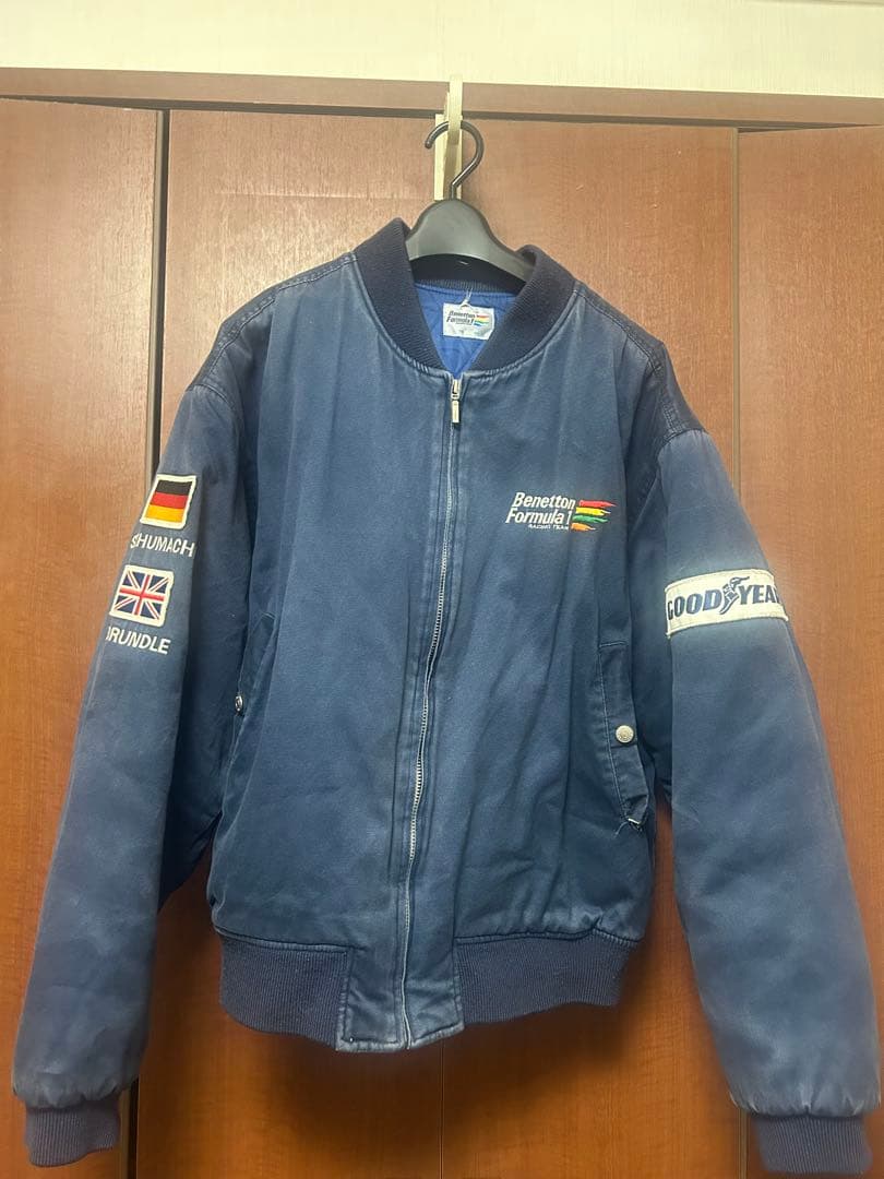 Benetton Formula 1 RACING TEAM MA-1ジャケット - メルカリ