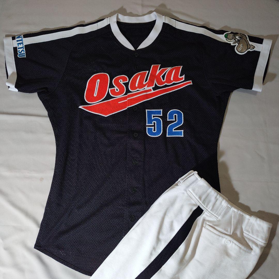 近鉄バファローズ 奈良将史選手 実使用ユニフォーム 上下セット - メルカリ