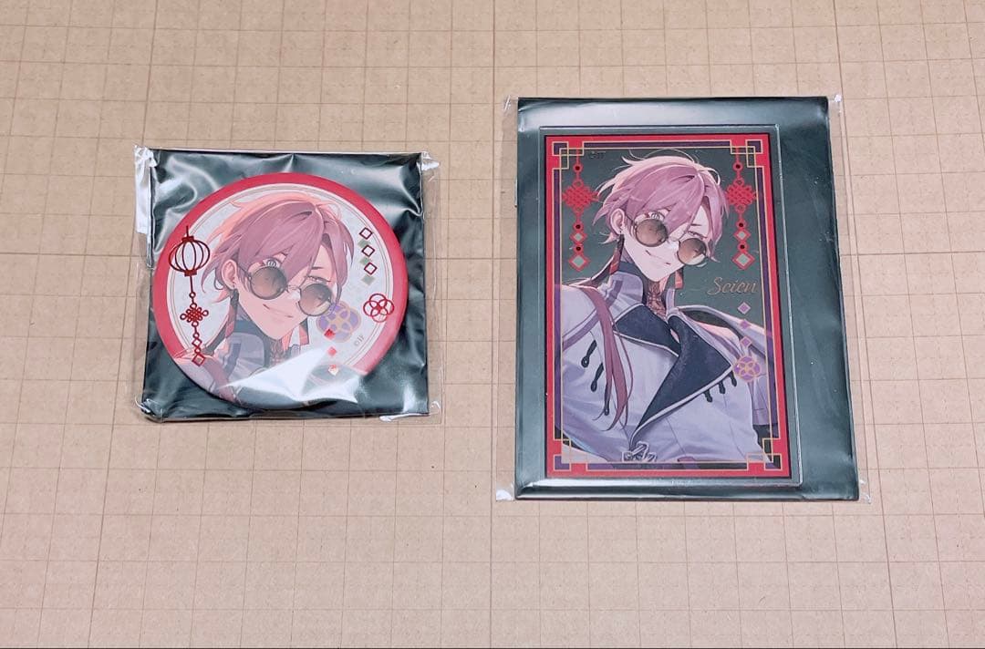 終遠のヴィルシュ 終ヴィル 秋風商店 2024 シアン 缶バッジ アクリル