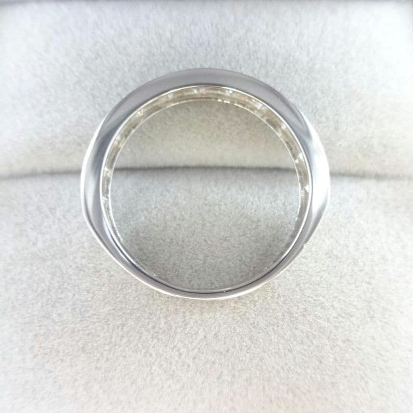 【澤田様】1.00ct　ダイヤモンド　ストレート　ハーフエタニティリングプラチナ
