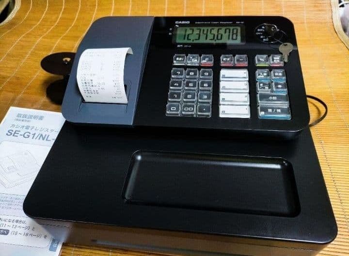 カシオレジスター SE-G2 コンパクト 人気機種 感熱紙 250240