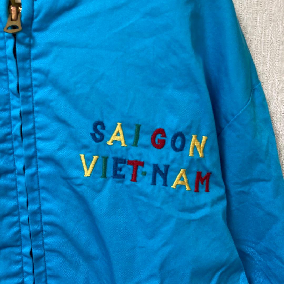 美品】テーラー東洋 ナノユニバース別注 ベトジャン リブ ライトブルー