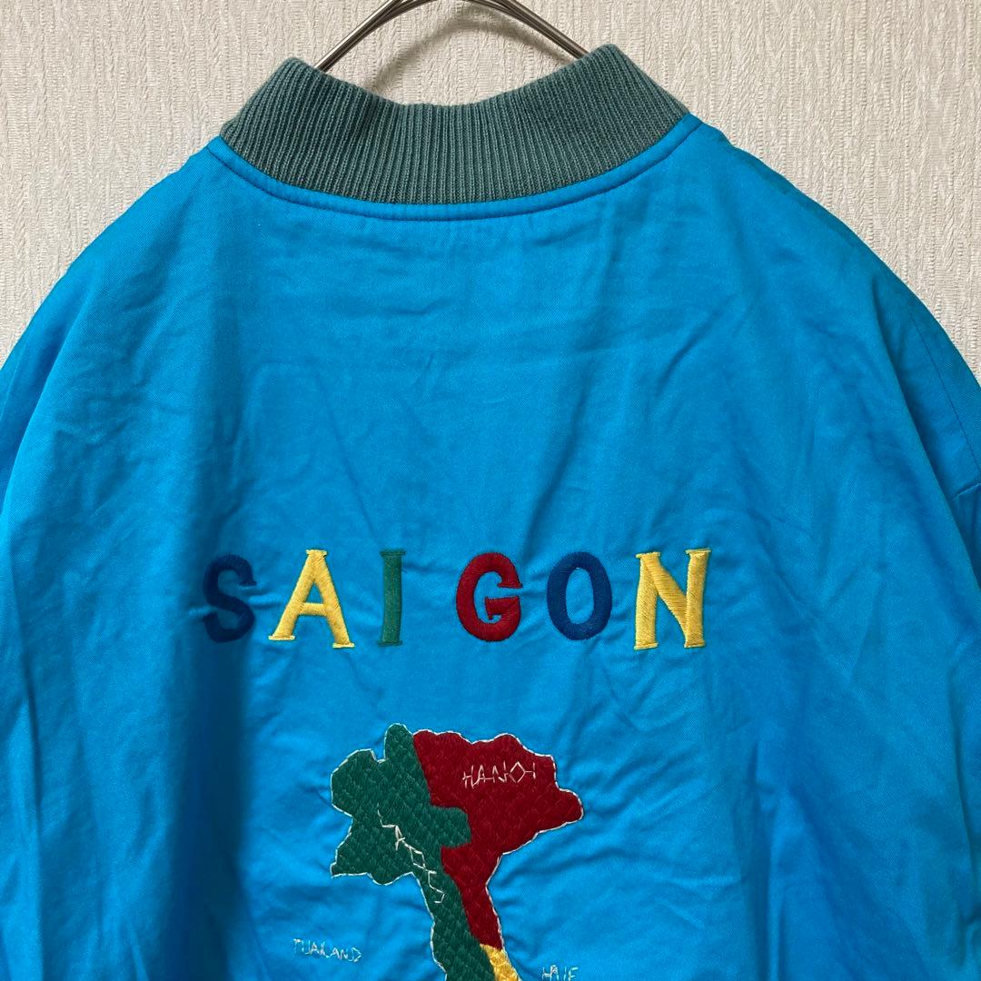 美品】テーラー東洋 ナノユニバース別注 ベトジャン リブ ライトブルー