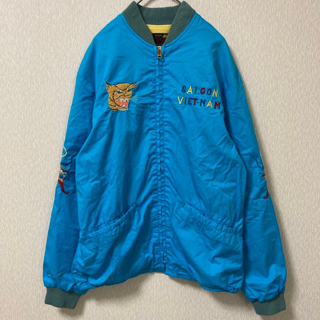 美品】テーラー東洋 ナノユニバース別注 ベトジャン リブ ライトブルー