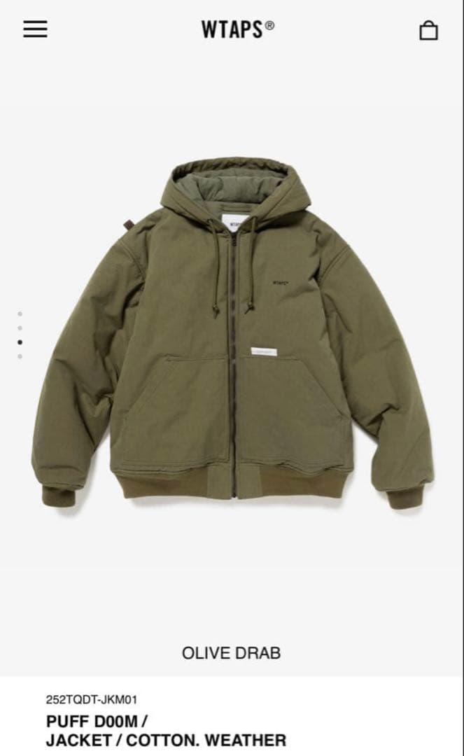 WTAPS PUFF DOOM Olive L