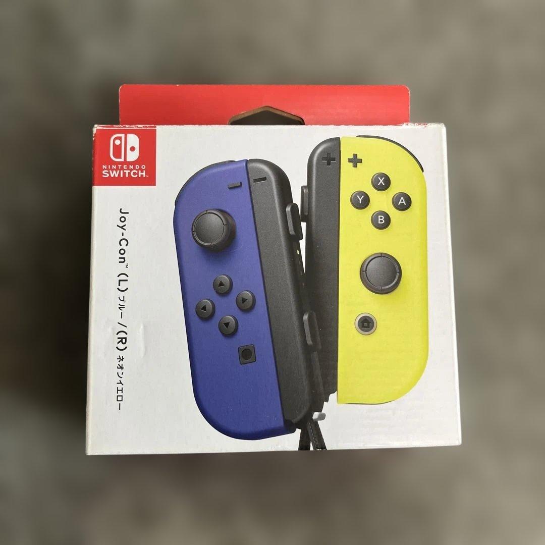 Nintendo Switch ジョイコン ブルー ネオンイエロー - メルカリ