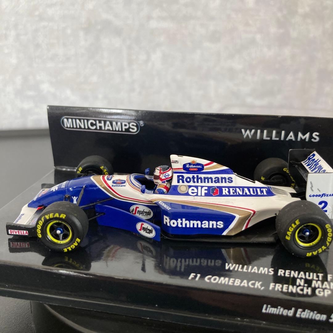 ミニチャンプス F1 ウィリアムズ FW16 ナイジェル マンセル - メルカリ