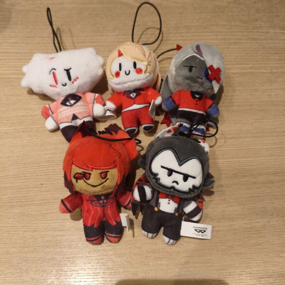 ハズビン・ホテルへようこそ ほわぬい　5種セット ハズビン・ホテルへようこそ】ほわぬい 全5種コンプセット - メルカリ