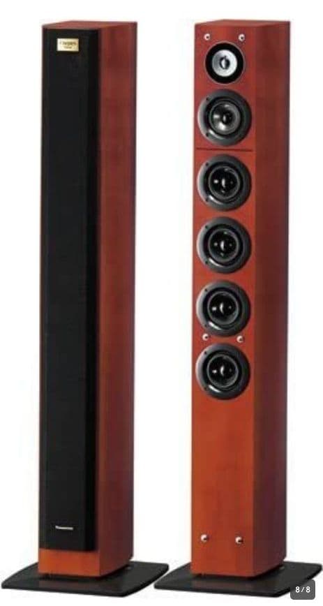 パナソニック フロントスピーカーシステム/ウッド木目ホームシアター