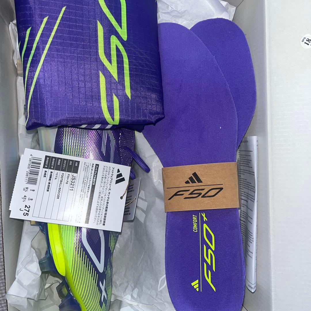 【新品】 F50 + FG 27.5cm 天然芝用 トップモデル adidas