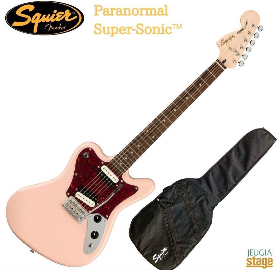 ギター SQUIER Paranormal SUPER-SONIC Shell Pink 楽天市場】Squier Paranormal Super-Sonic Shell Pinkスクワイア