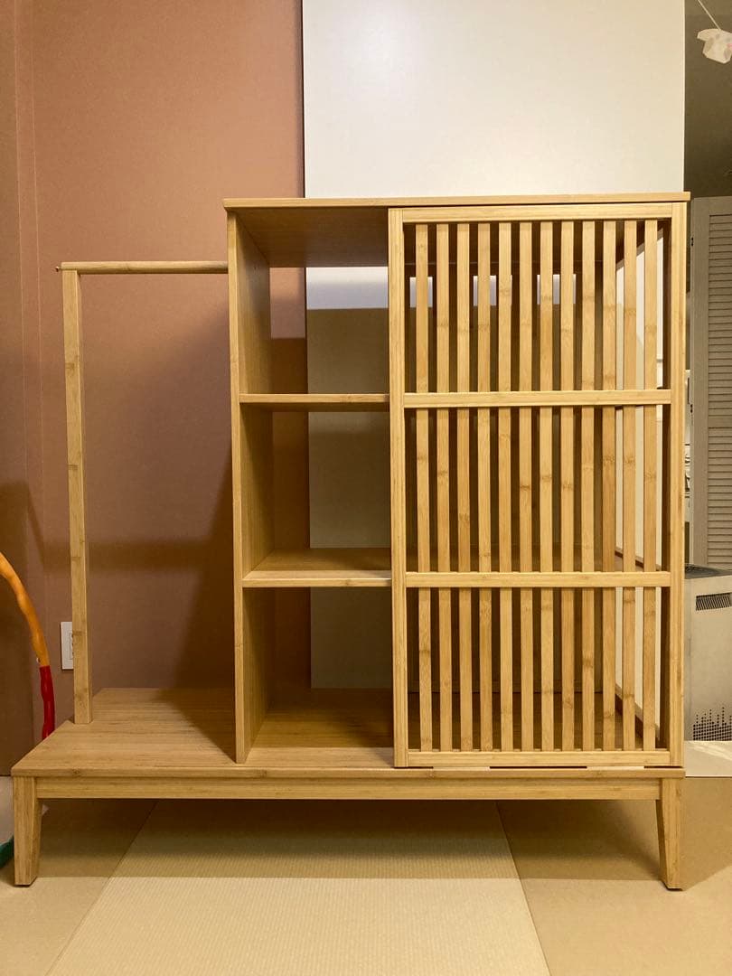 IKEA NORDKISA イケア ノールドシーサ オープンシェルフ 竹製 - メルカリ