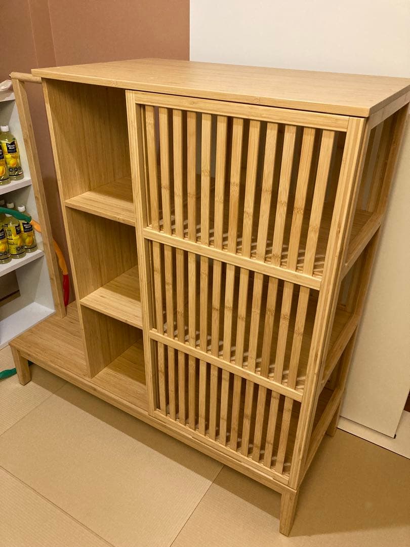 IKEA NORDKISA イケア ノールドシーサ オープンシェルフ 竹製 - メルカリ