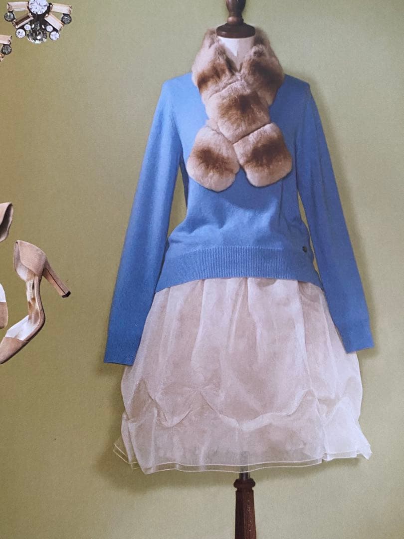 美品 FOXEY フォクシー カシミヤ100% クロワッサン セーター 38 - メルカリ