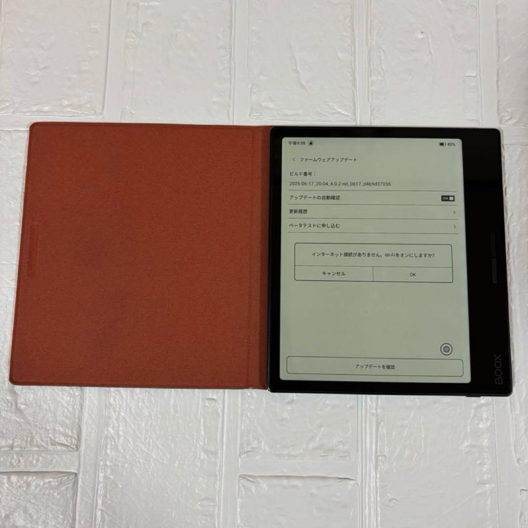 最終値下　BOOX Page 電子書籍リーダー カバー付き　タブレット　ONYX 楽天市場】【正規代理店】 ケース カバー BOOX Magnetic Case Cover