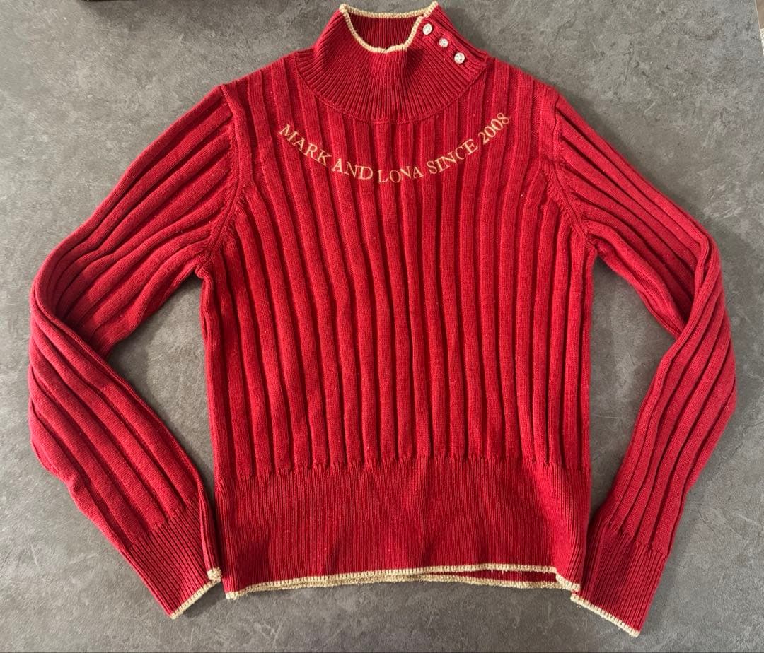 マークアンドロナ 24年製 Cristina Glam Fur Sweater