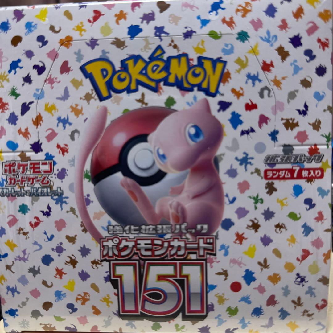 ポケモンカード151 ｼｭﾘﾝｸ付（切込あり）1BOX