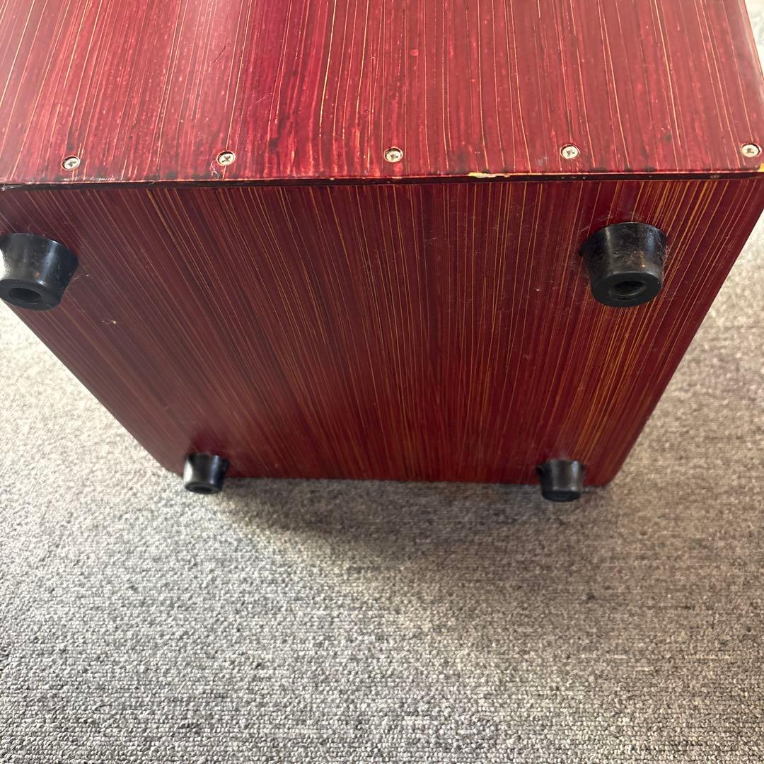 Pearl 木製カホン 赤 | 激安通販のイーサプライ