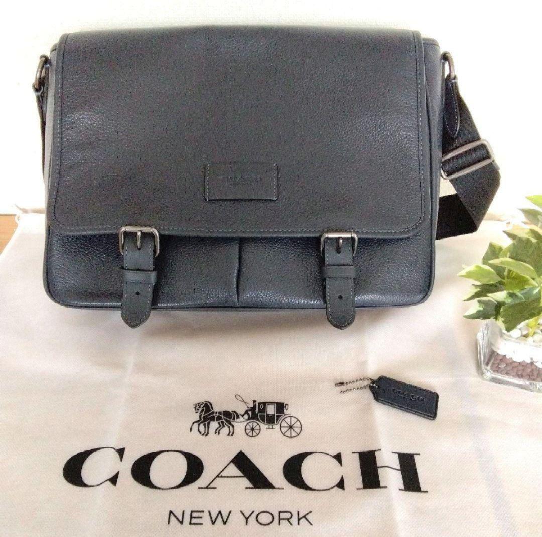 COACH ネイビー メッセンジャーバッグ　ショルダーバッグ COACH（コーチ） ショルダーバッグ チャーター クロスボディ バッグ 24