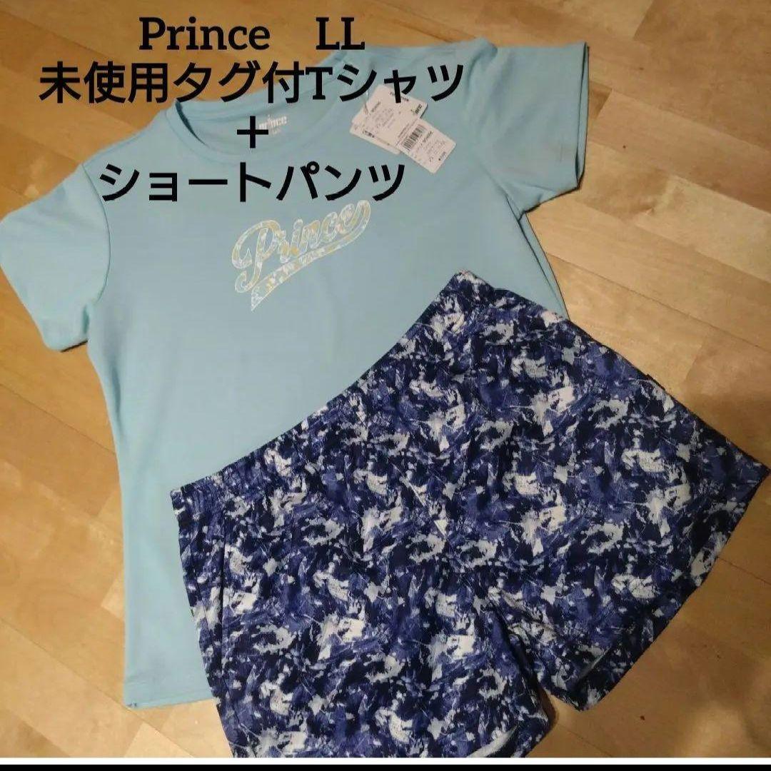 Prince テニスウエア上下 Tシャツ＋ショートパンツ2点セット - メルカリ