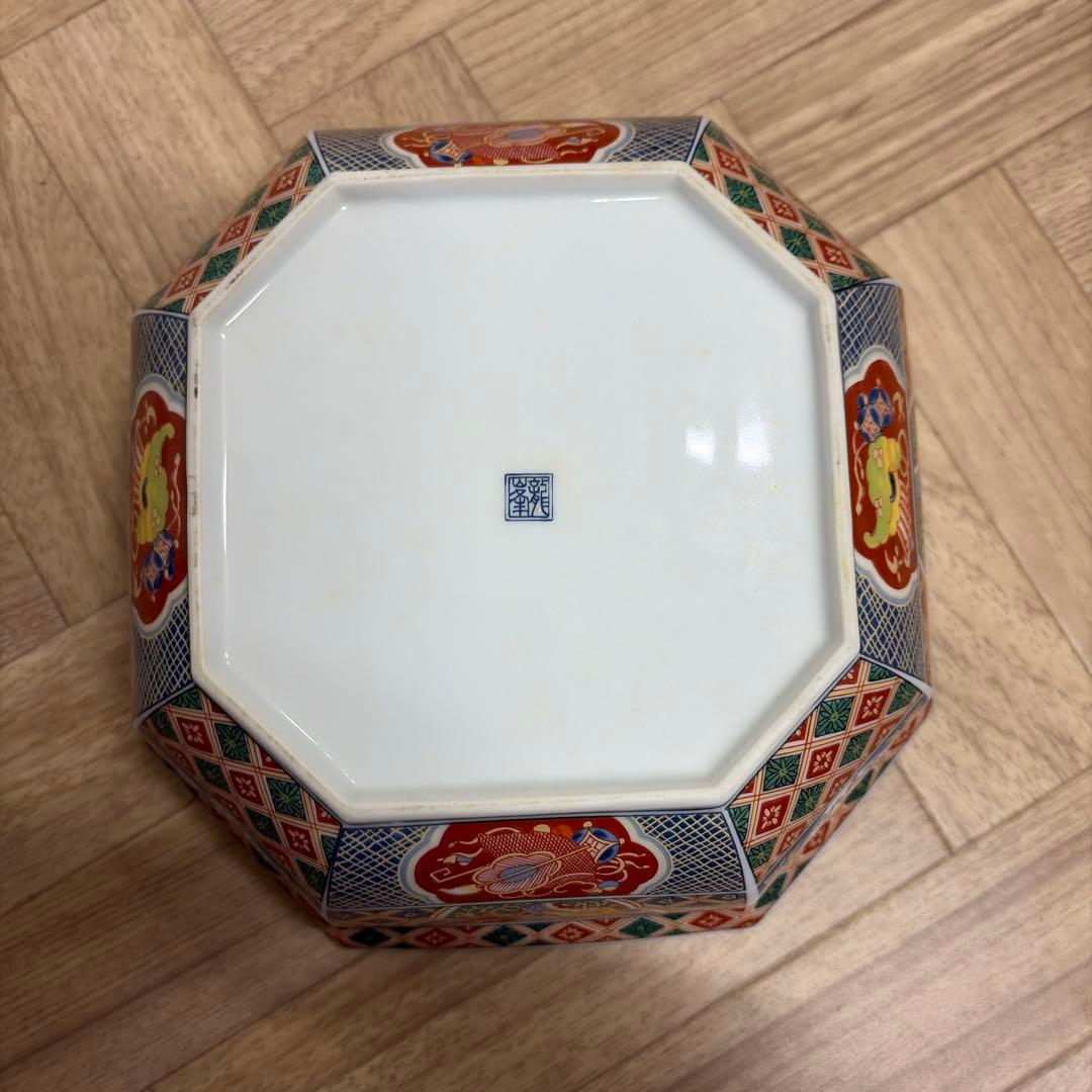 龍峰窯 錦古伊万里 八角鉢 大鉢 - メルカリ