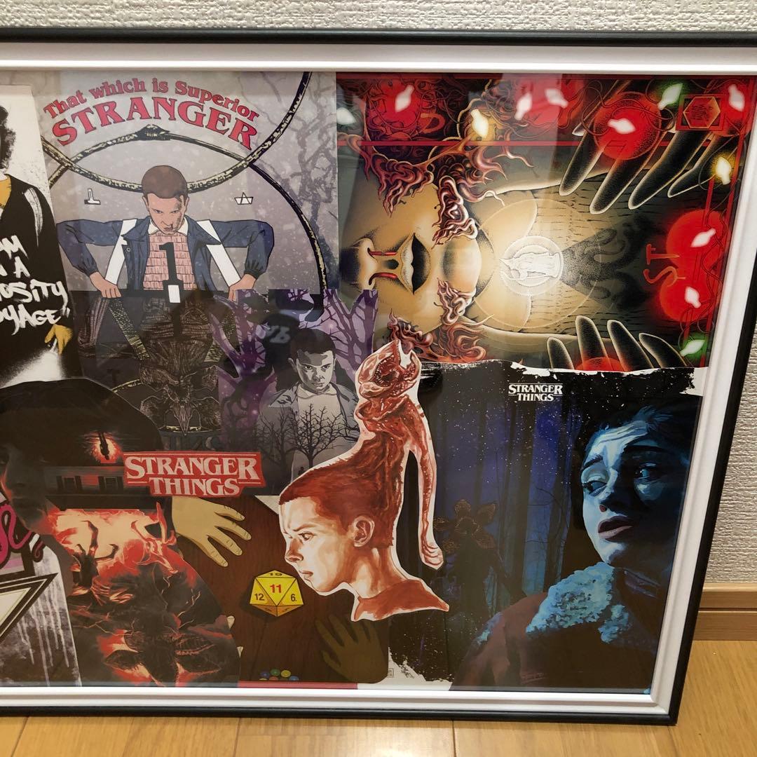 ストレンジャーシングス 額装品 アートポスター デモゴルゴン ファン