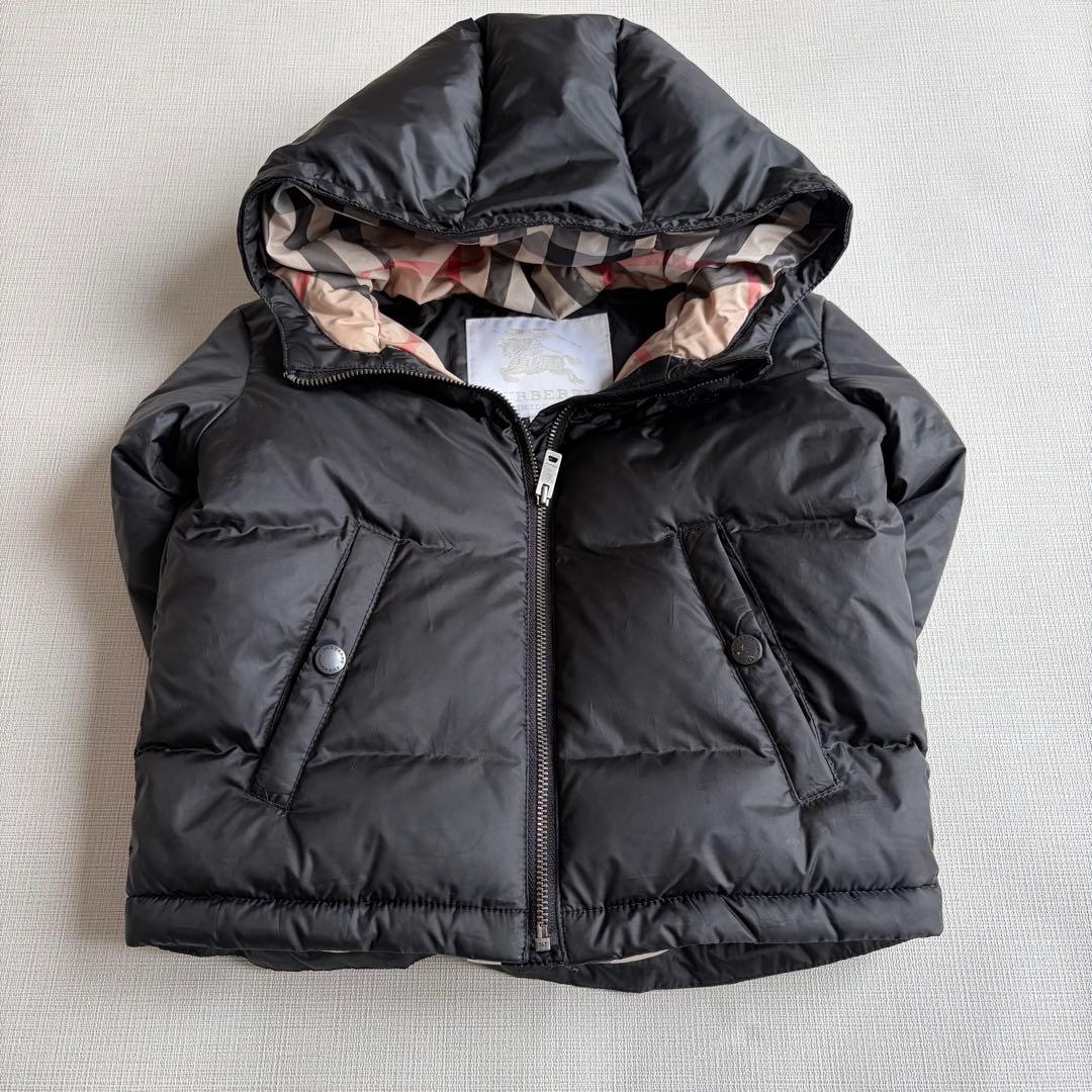 BURBERRY/バーバリー】キッズダウンコート 98cm ブラック アウター