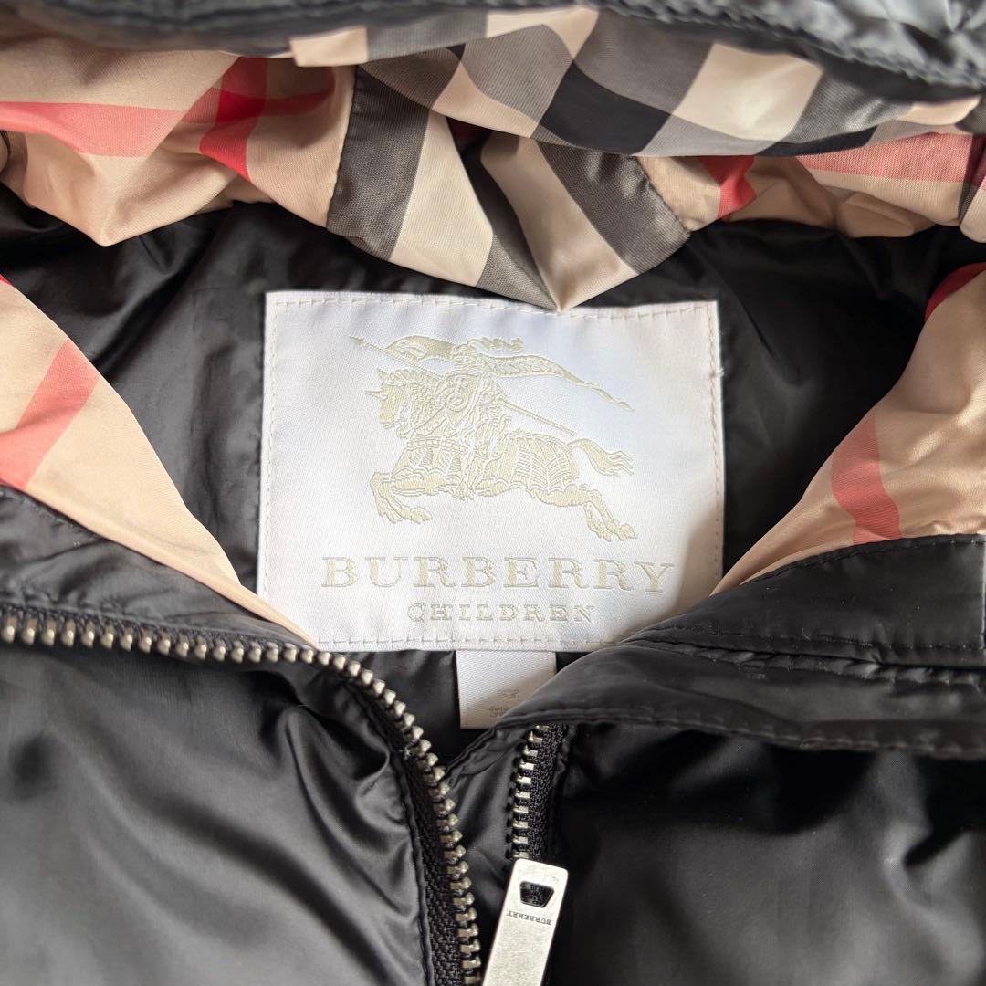 BURBERRY/バーバリー】キッズダウンコート 98cm ブラック アウター