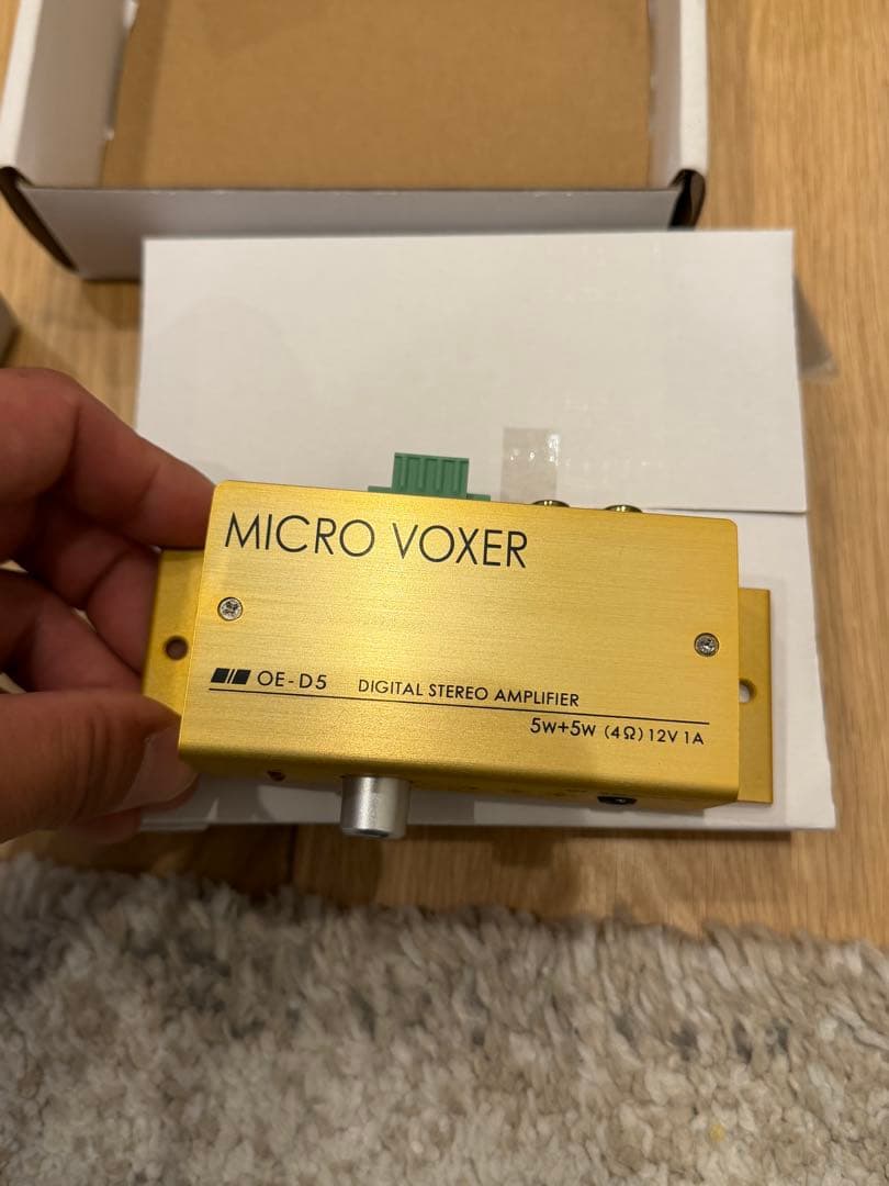 MICRO VOXER OE-D5 デジタルステレオアンプ MASSIVE マッシブ OE-D5 Micro Voxer ◇ パワーアンプ MONO/ST切換可能