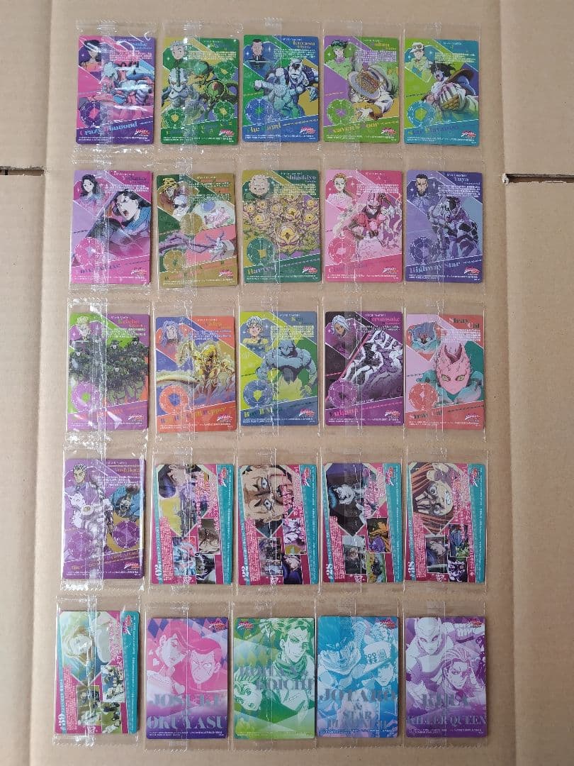 ジョジョの奇妙な冒険　ウエハースカード　第１弾〜第９弾（最新弾）フルコンプ