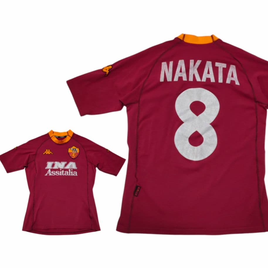 イタリア製 ASローマユニフォーム 中田英寿 背番号8 kappa 00/01