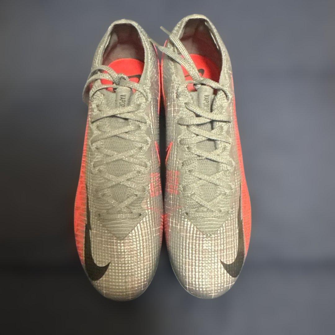 Nike サッカーシューズ スパイク グレー/レッド NIKE ナイキ ヴェイパー 12 PRO HG(グレー×レッド) AH8760 060