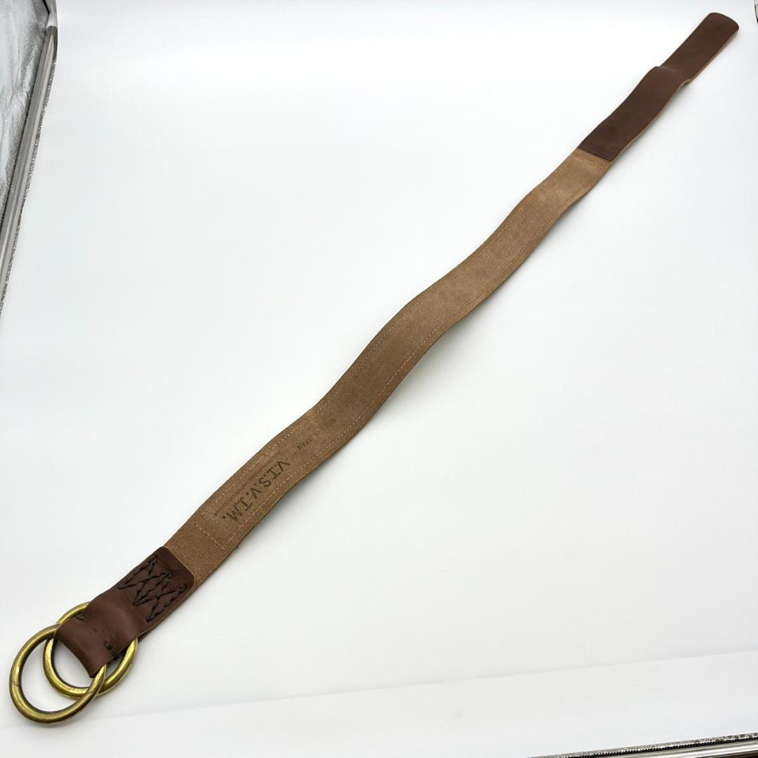 visvim ヴィズヴィム ビズビム ベルト ダブルリング MAYAN民族 本革