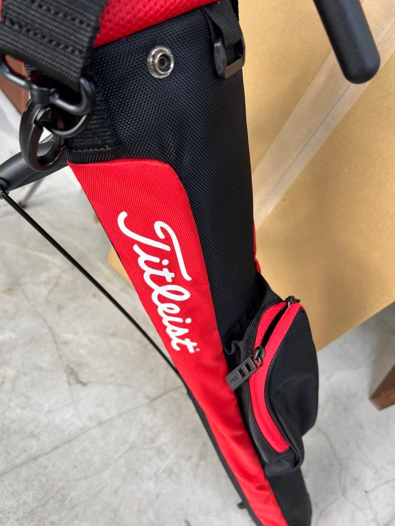 タイトリスト セルフスタンドバッグ 自宅保管 未使用品 レッドの通販は