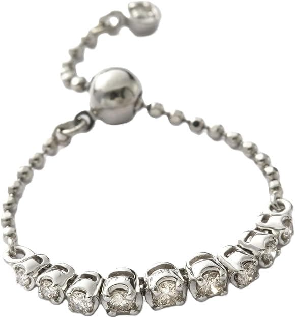 PT950 リング 指輪 ダイヤ 0.1ct フリーサイズ