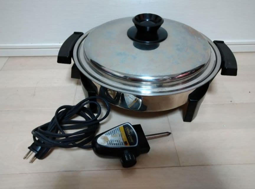 使用品、ロイヤルクイーン電気鍋 ロイヤルクイーン 電気鍋 電気フライパン鍋 - メルカリ