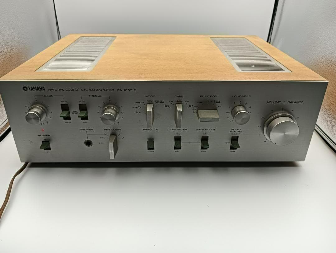 YAMAHA CA-1000 II ヤマハ プリメインアンプ レトロ 通電確認済 - メルカリ