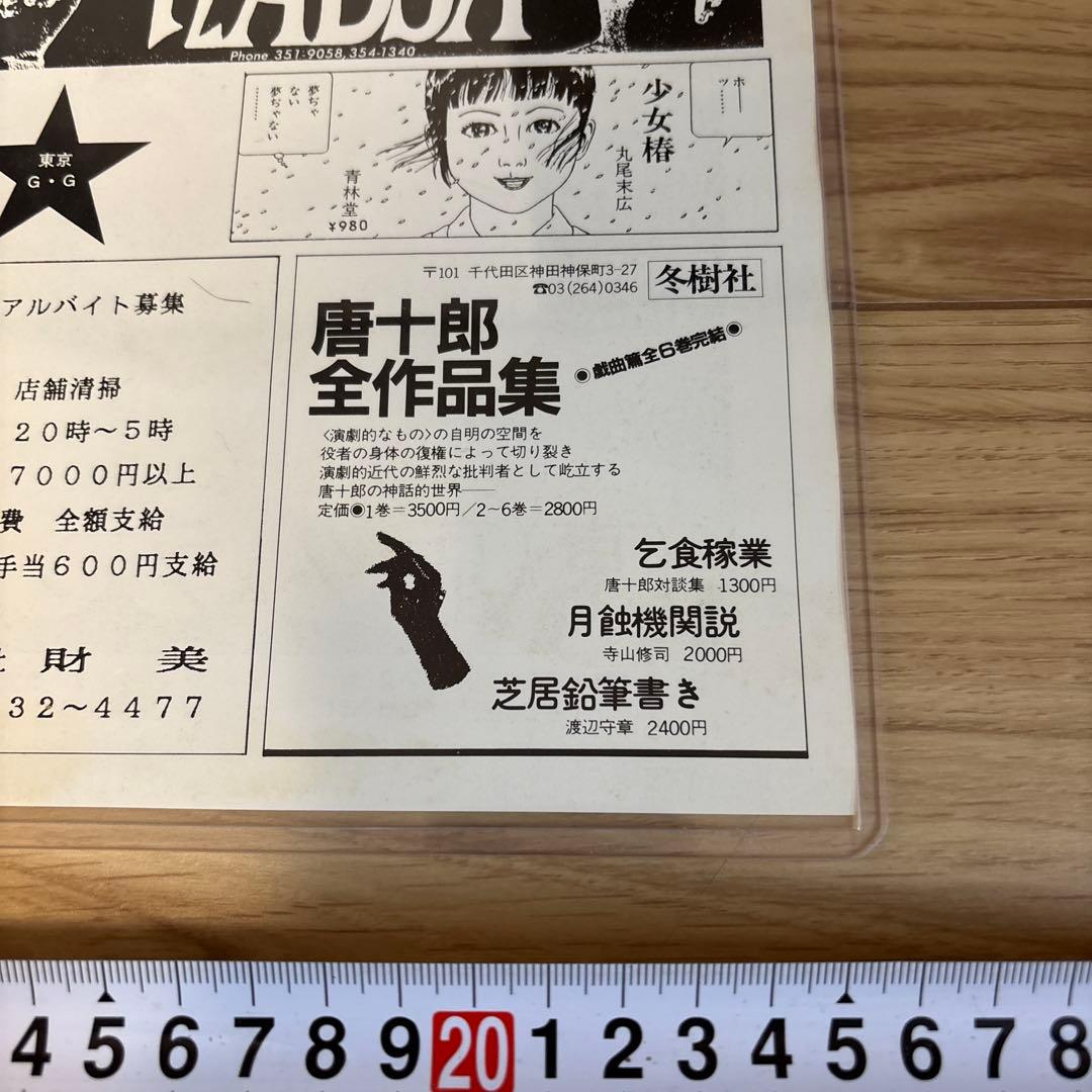 丸尾末広 東京グランギニョル 遠藤ミチロウ 寺山修司 飴屋法水 麿赤兒