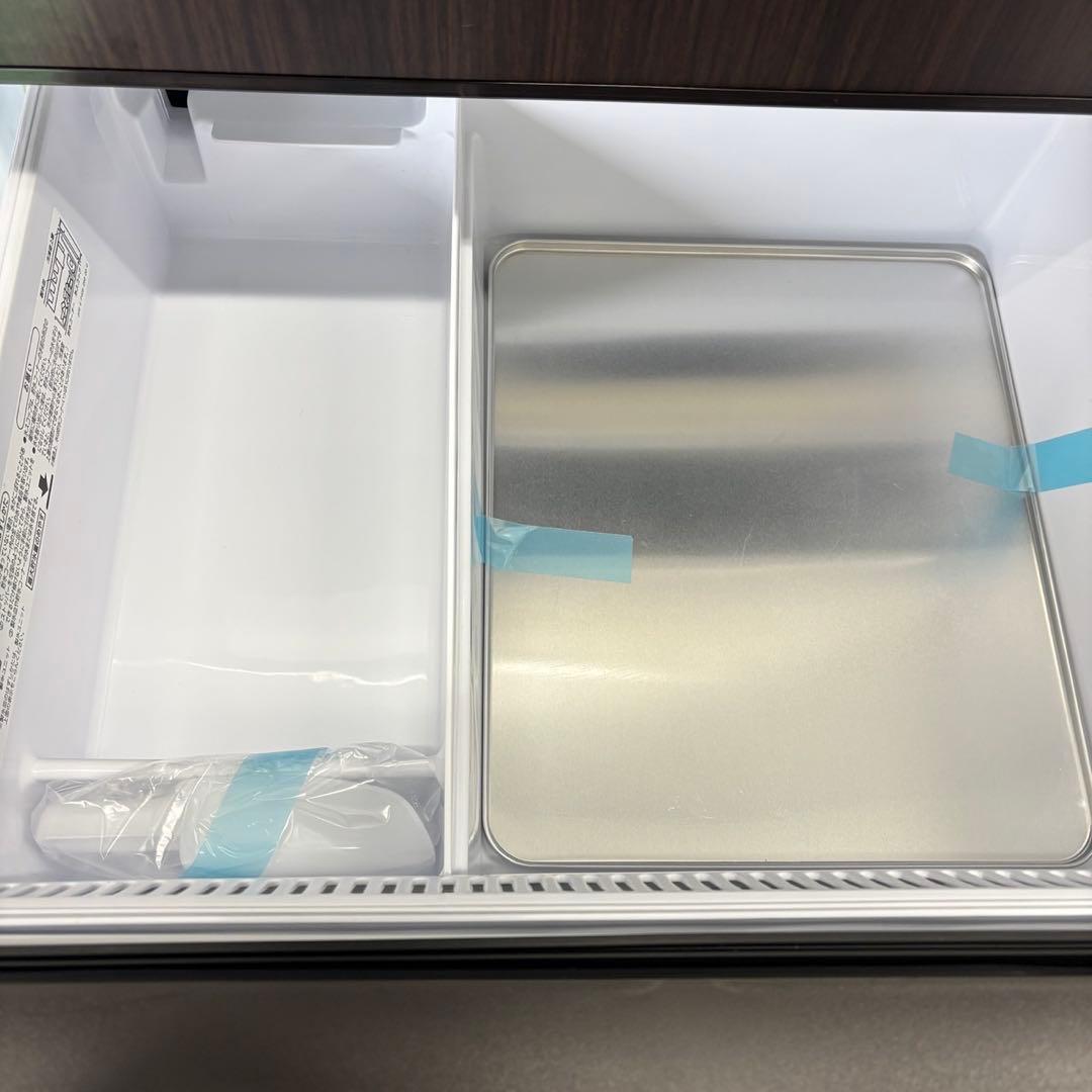 551未使用展示品冷蔵庫AQUA大型375㍑木目調綺麗設置無料