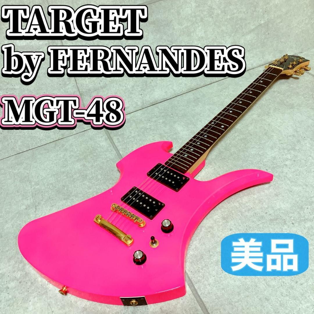 TARGET FERNANDES エレキギター モッキンバード ピンク 美品 - メルカリ