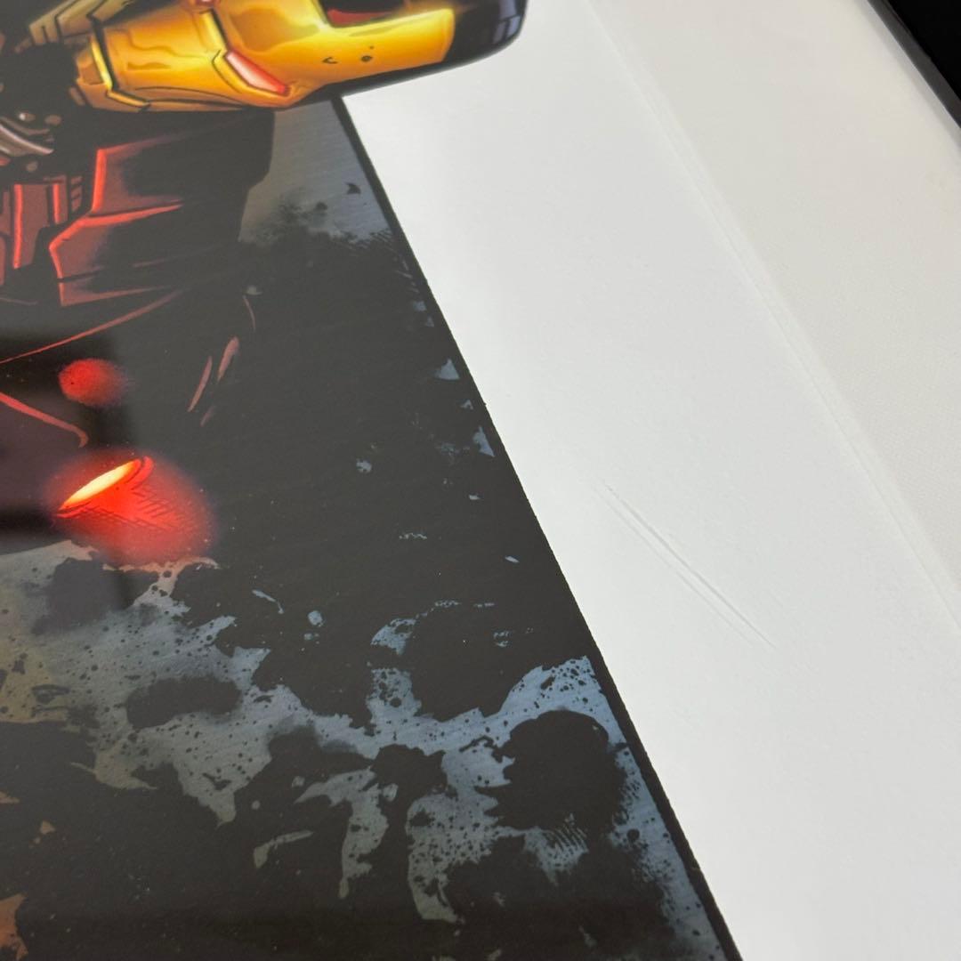 激レア】MARVEL展 アイアンマン ジークレー 複製原画 マーベル 正規品